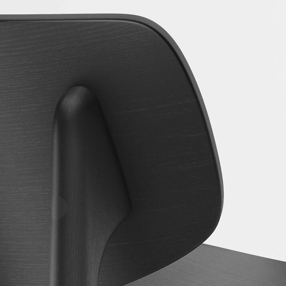 ⁦Paolo Black Wood Dining Chair⁩ - الصورة ⁦2⁩