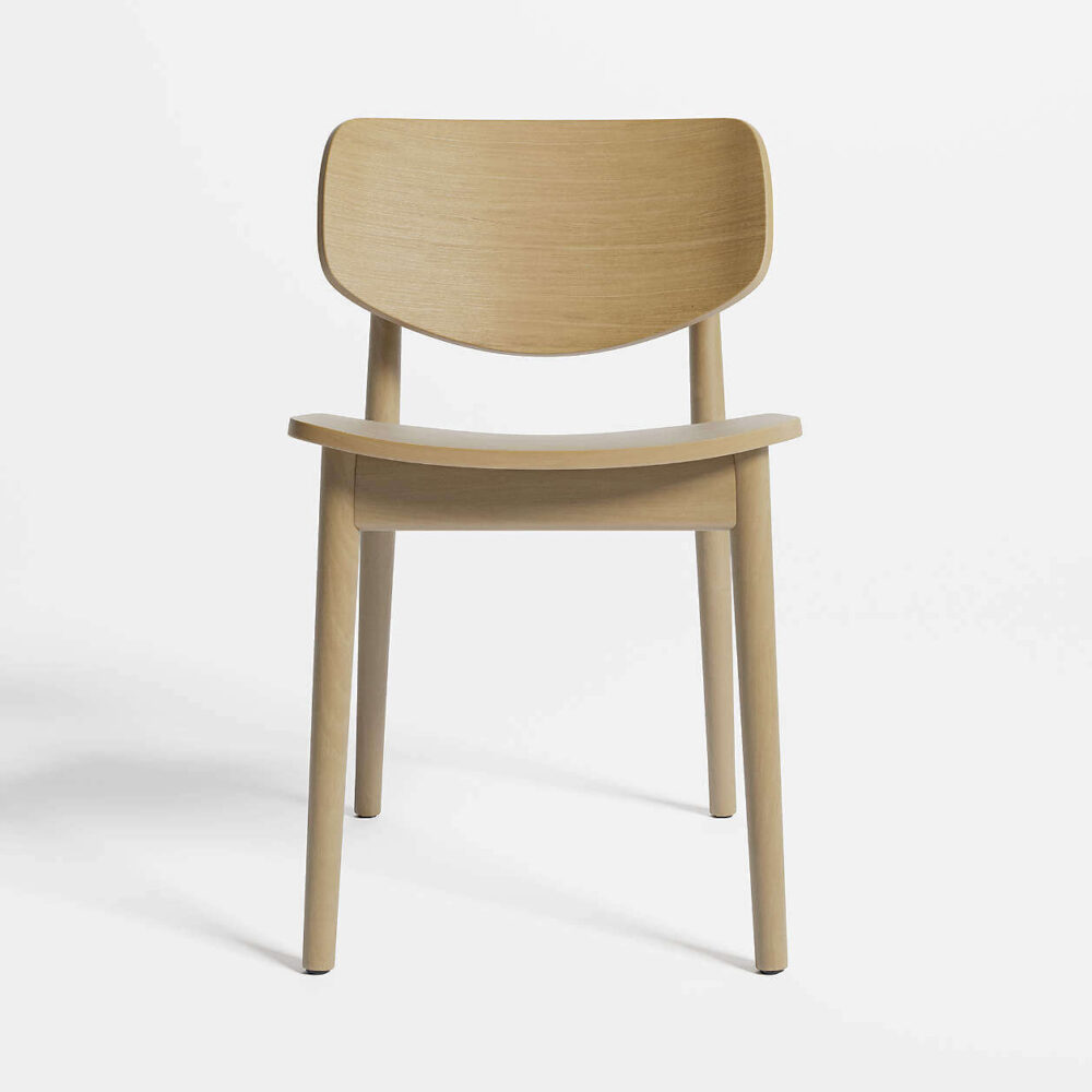 ⁦Pali Black Hardwood Dining Chair⁩ - الصورة ⁦3⁩